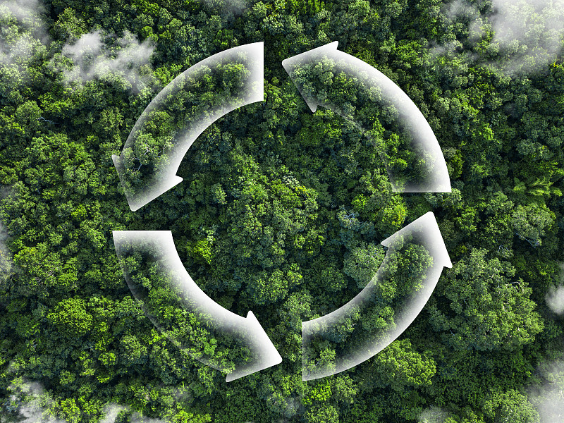 循环经济。为了更绿色的世界，废物回收和可持续管理。负责地处理塑胶废物及电子废物。循环经济与可持续经营。防止环境污染。图片下载