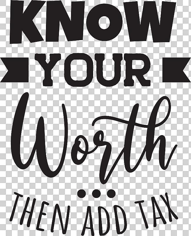 了解你的价值，然后在白色上加上税收设计图片下载