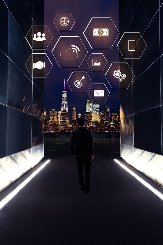 利用工作流自动化图和社交媒体网络技术进行业务流程管理图片下载