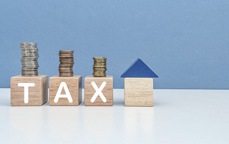 房产税概念，金融概念图片下载