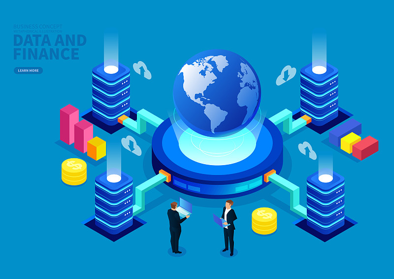 全球金融数字化业务战略图片下载