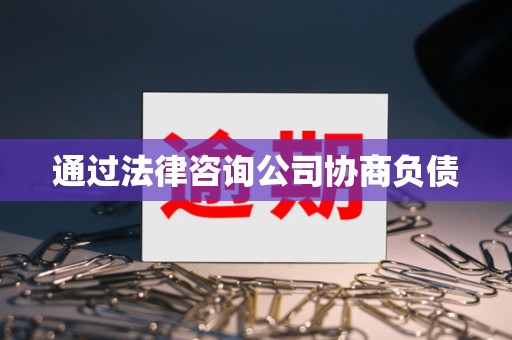 通过法律咨询公司协商负债