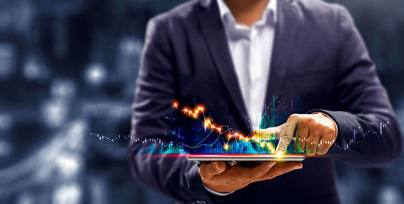 业务进展和混合媒体目标的成功(3D图形)图片下载