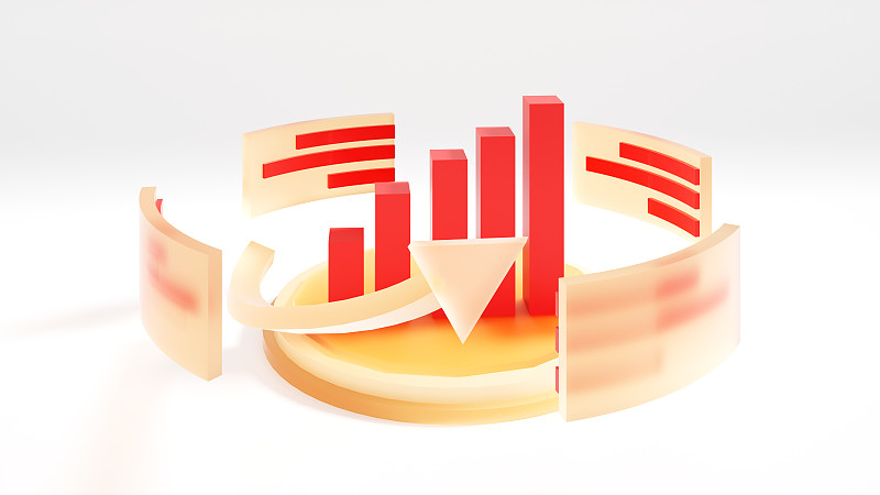 3d金融大数据商务风图表图片下载